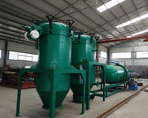 振动排渣过滤机完工