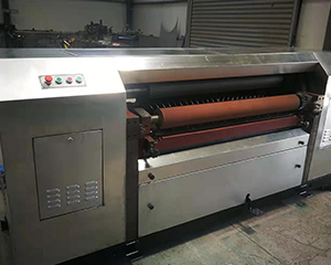 羊皮去肉机设备完工